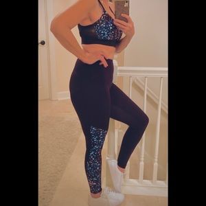Spanx cosmic leggings and sports bra